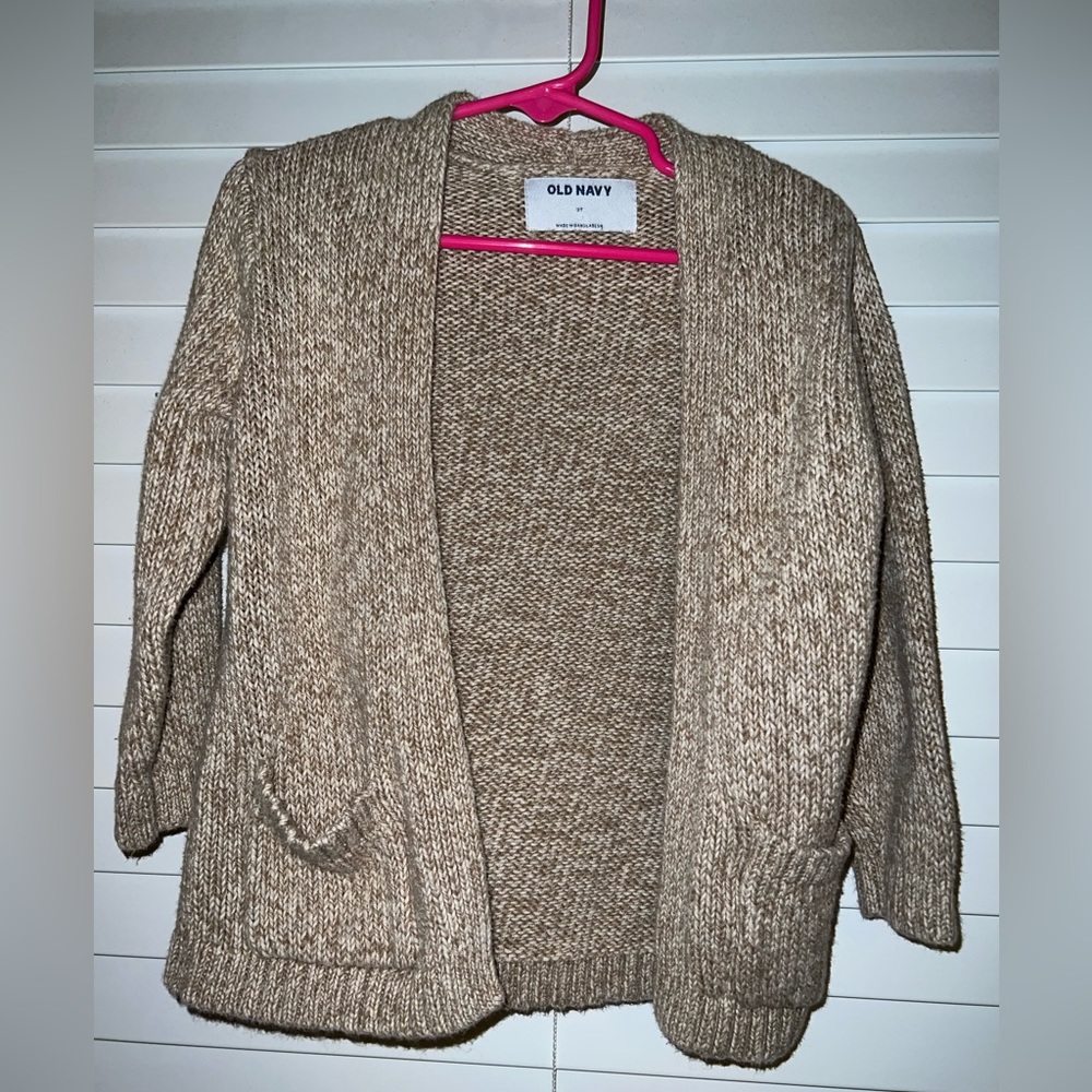 Tan Cardigan .